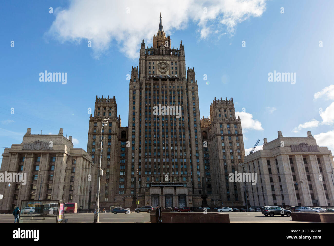 La Russie, Moscou, Ministère des affaires étrangères building Banque D'Images