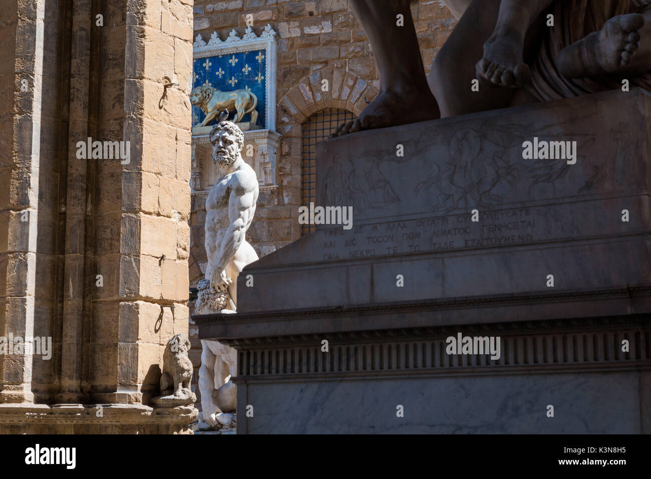 Piazza della Signoria, florence, toscane, italie, Europe Banque D'Images