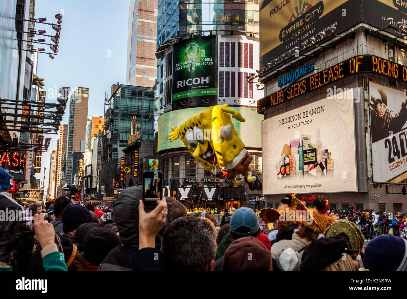 USA, New York, Manhattan, thanksgiving Parade à New York City Banque D'Images
