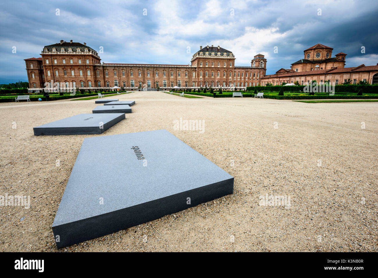 Palais de Venaria, résidences de la Maison Royale de Savoie. L'Europe. L'Italie. Le piémont. Le district de Turin. Venaria Reale Banque D'Images