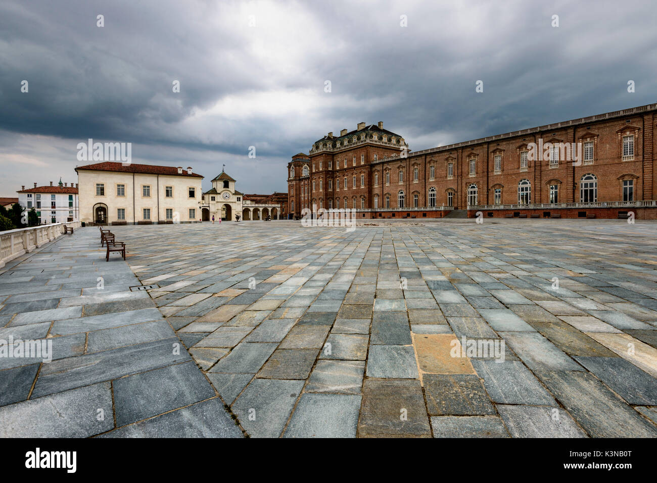 Palais de Venaria, résidences de la Maison Royale de Savoie. L'Europe. L'Italie. Le piémont. Le district de Turin. Venaria Reale Banque D'Images