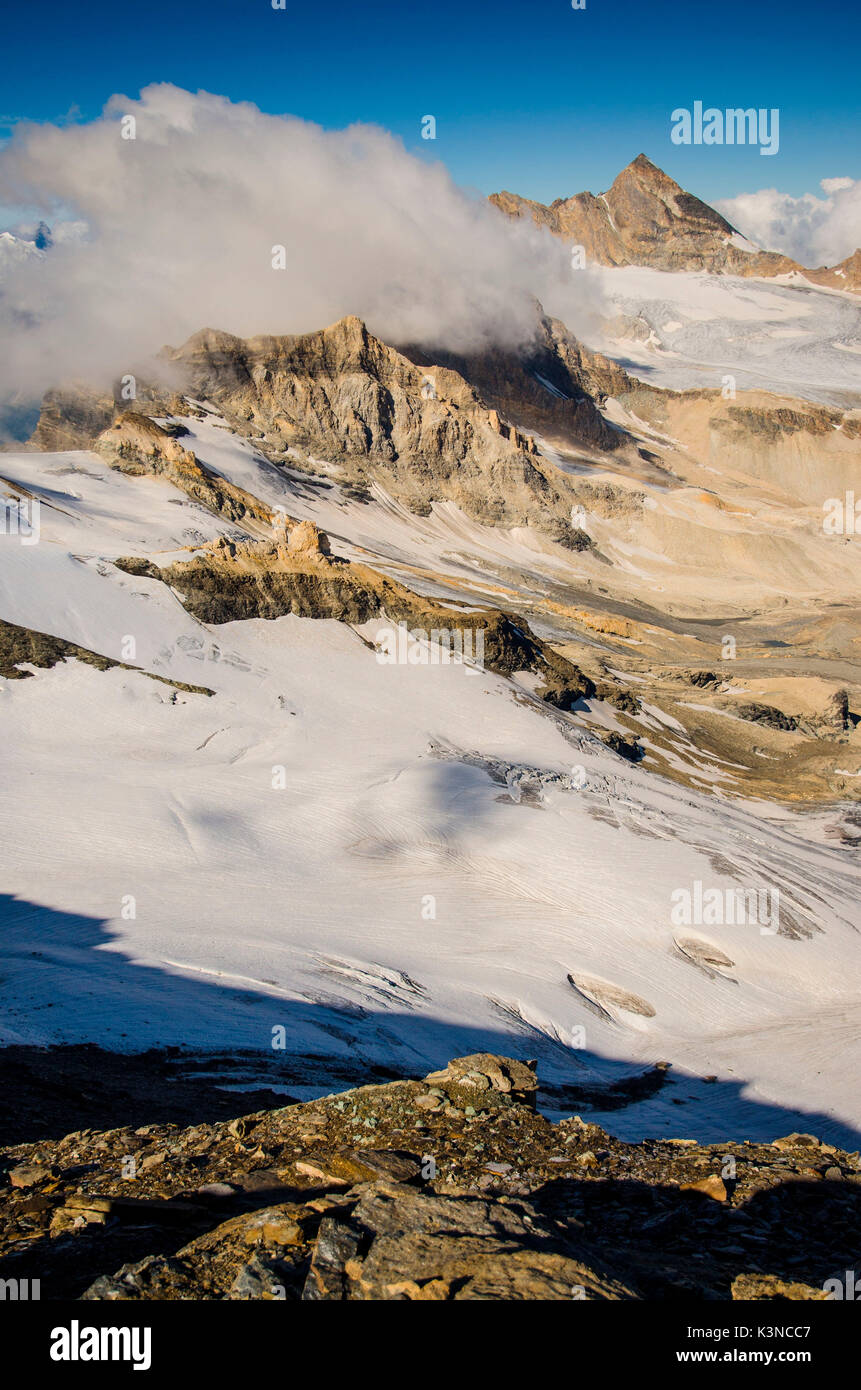 Les glaciers dans la vallée de Rhêmes (Vallée d'aoste, Italie) Banque D'Images