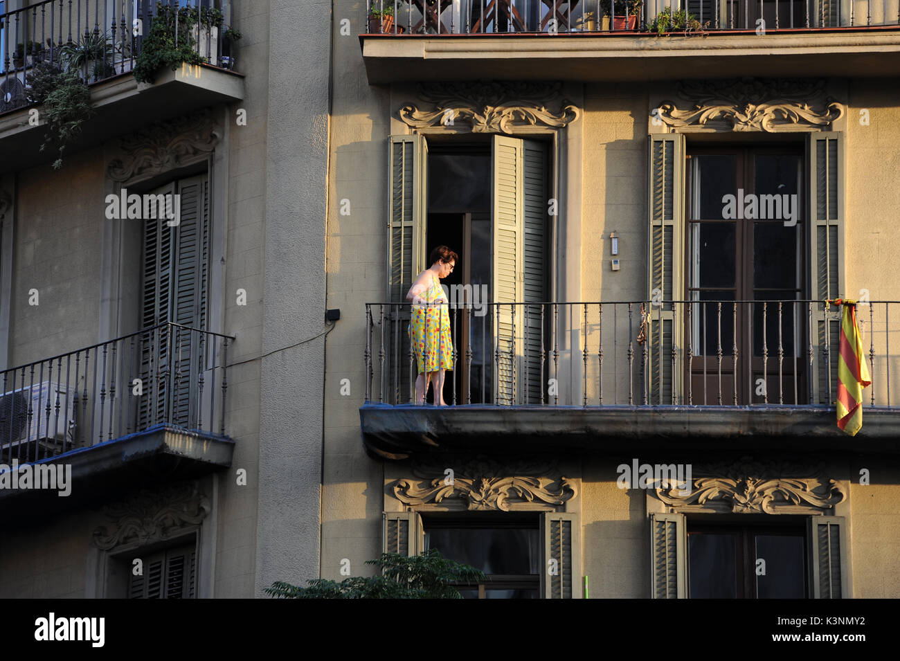 Musée du FC Barcelone et visite du stade Camp Nou. Banque D'Images
