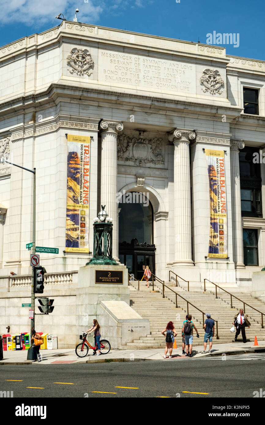 Musée national de la poste, adresse postale édifice carré, Union Station, Washington DC Banque D'Images