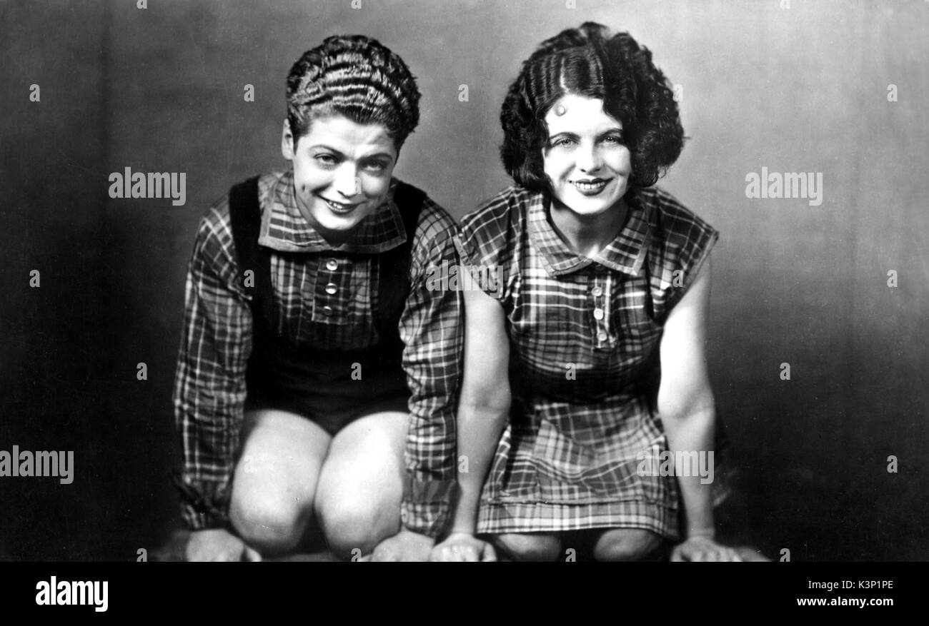 BILLIE ET RENEE HOUSTON HOUSTON BILLIE, RENEE HOUSTON acteurs britanniques et des artistes Banque D'Images