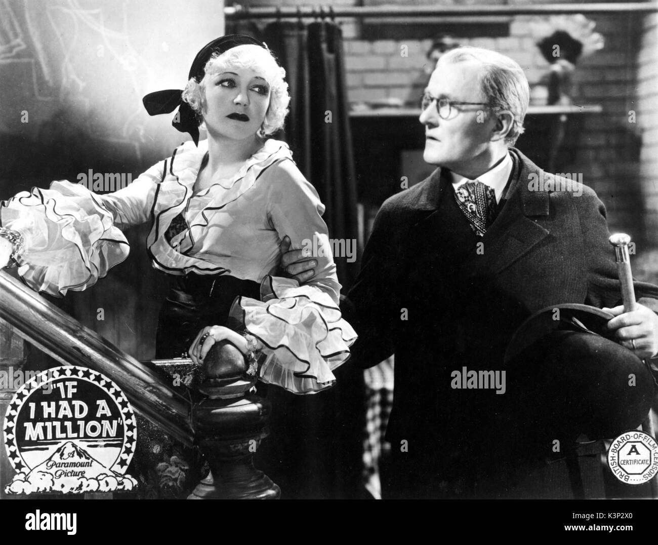 Si j'AVAIS UN MILLION DE DOLLARS [1932] WYNNE GIBSON, Richard Bennett Date : 1932 Banque D'Images