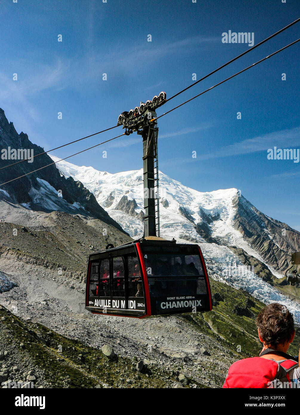Aiguille du Midi Banque D'Images