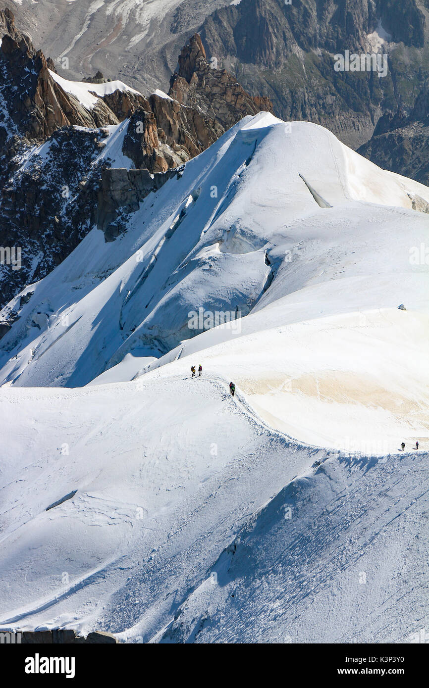 Aiguille du Midi Banque D'Images