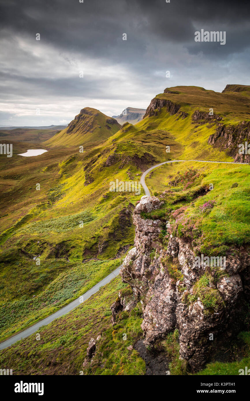 Quiraing, île de Skye, Écosse Banque D'Images