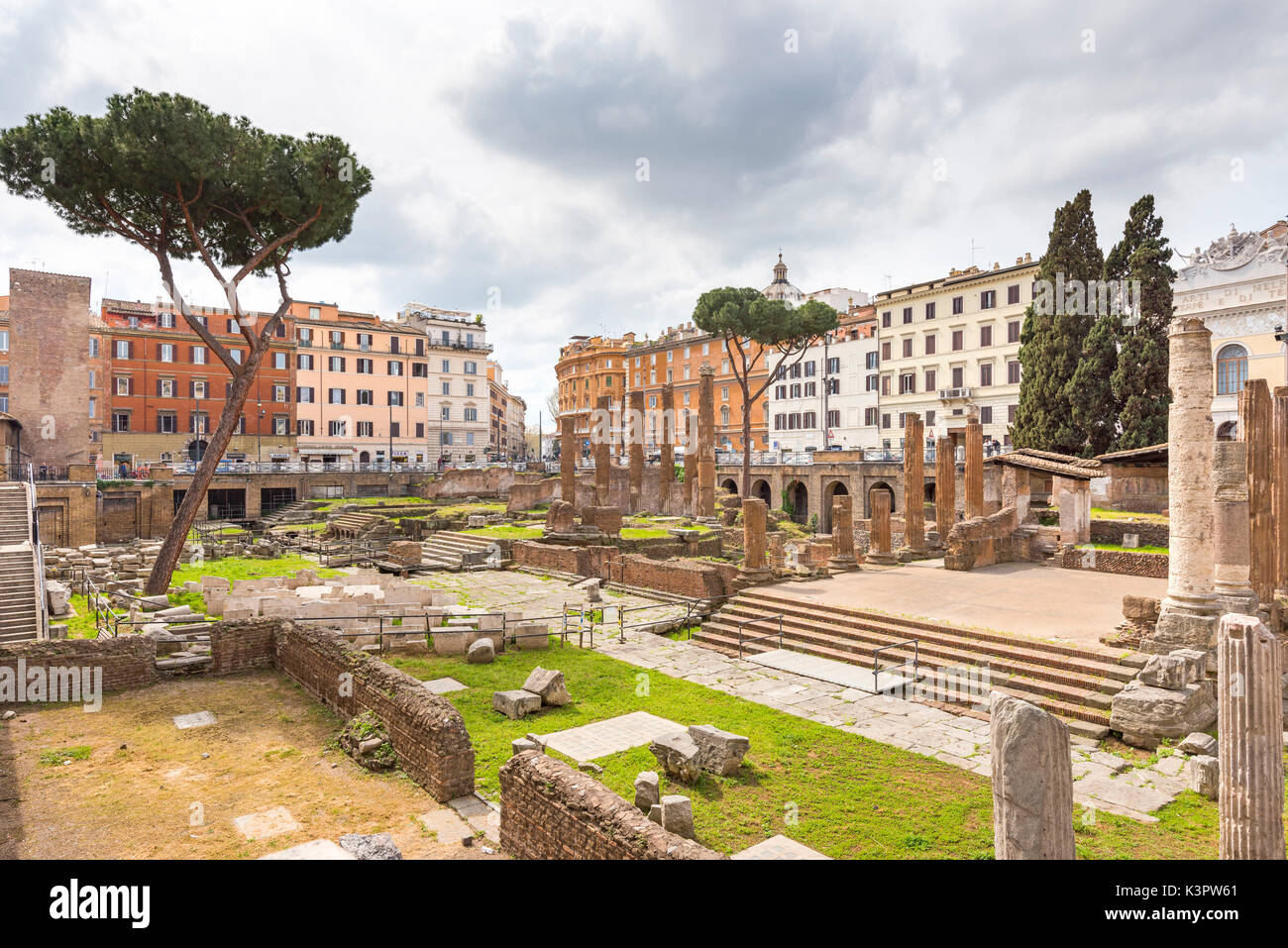 Site archéologique de Largo Argentina l'Europe, Italie, Latium, Rome capitale Banque D'Images