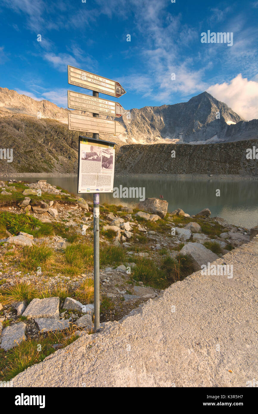 Parc de l'Adamello, province de Brescia, Lombardie, Italie, Europe. Banque D'Images