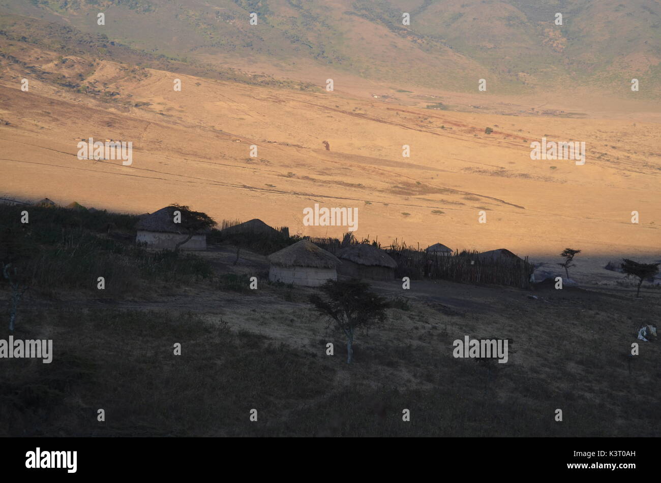 Paysages d'afrique Banque D'Images