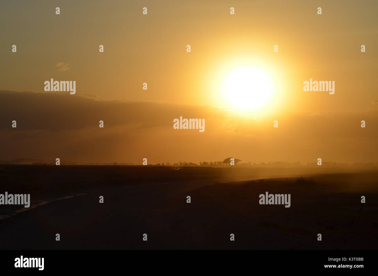 Paysages d'afrique Banque D'Images