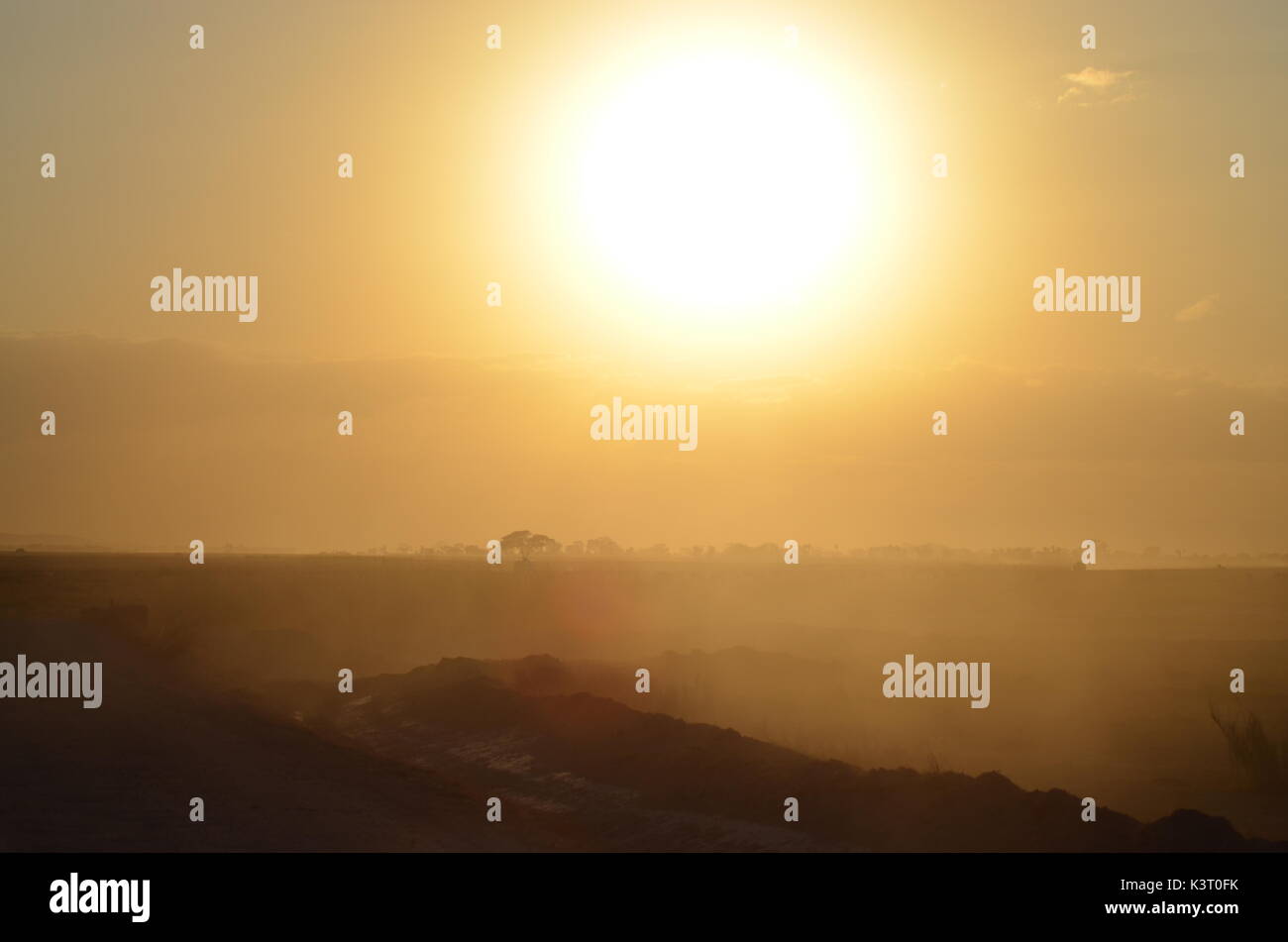 Paysages d'afrique Banque D'Images