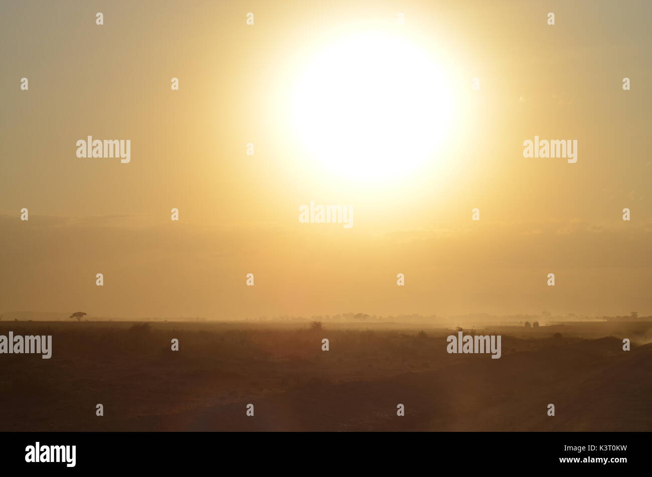 Paysages d'afrique Banque D'Images