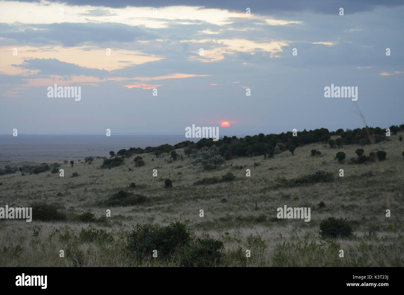 Paysages d'afrique Banque D'Images
