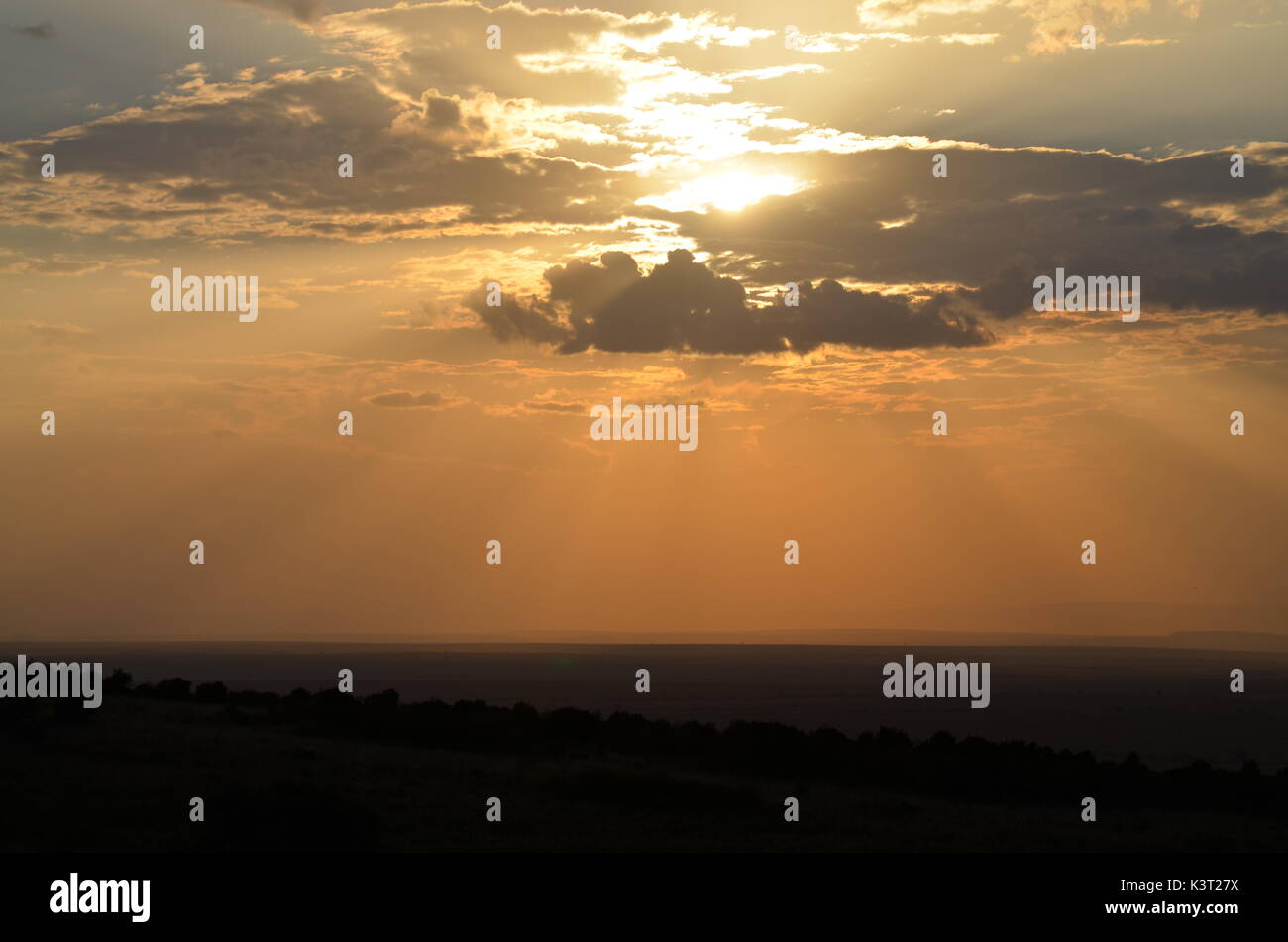 Paysages d'afrique Banque D'Images