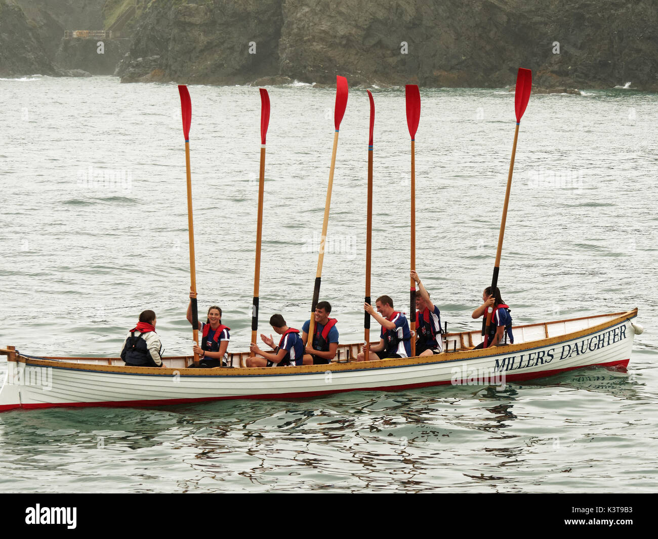 Newquay, Cornwall, UK. 06Th Sep 2017. Concert Patrimoine Mesdames aviron championnats, Newquay, Cornwall, UK. Crédit : Robert Taylor/Alamy Live News Banque D'Images