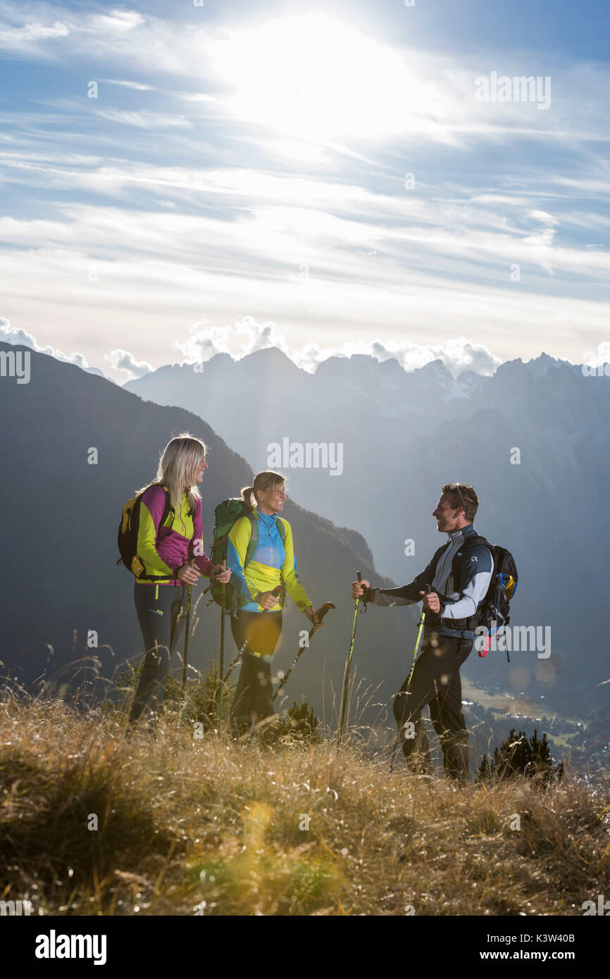 Dolomites, Vallée de Fassa, Trentin, Italie, Europe, Alpes, montagne, Pordoi pass, Banque D'Images