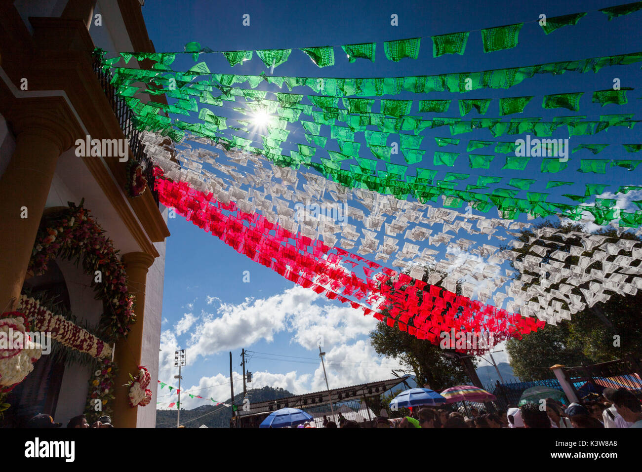 Église Guadalupe, San Cristobal de las Casas, Chiapas, Mexique. Banque D'Images