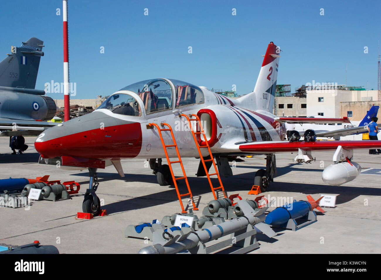 Armee De L Air Egyptienne K 8e Avions Karakorum Un Derive De L Etablissement Hongdu Jl 8 Trainer Sur L Affichage Photo Stock Alamy