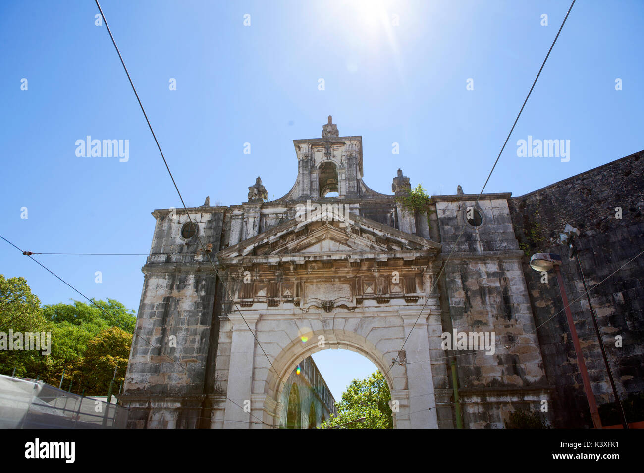 Lisbonne, la capitale et la plus grande ville du Portugal dans l'Alfama, sur la côte atlantique de l'Europe de l'Ouest Banque D'Images