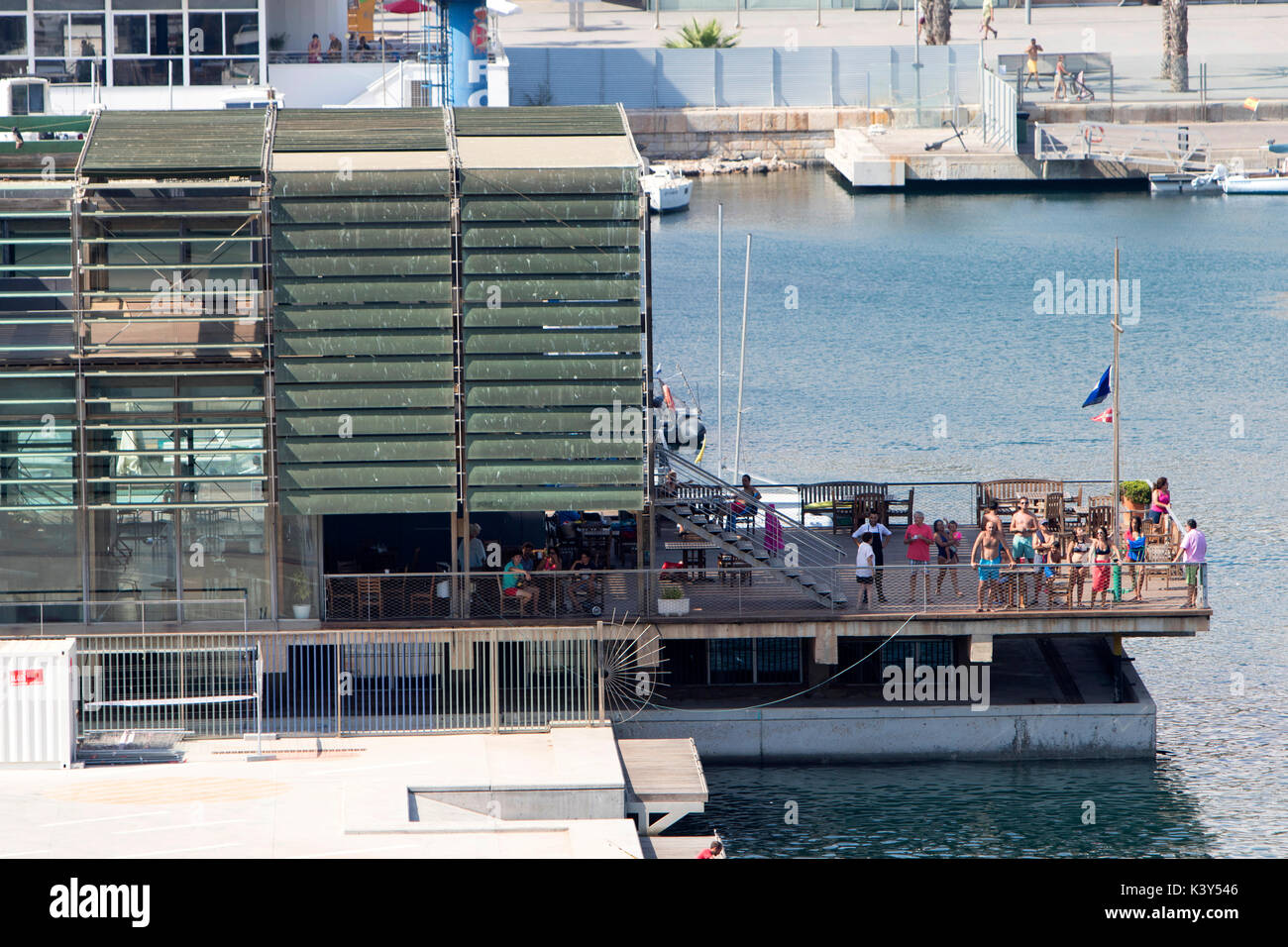Ville portuaire de Cartagena dans la région de Murcie au sud-est de l'Espagne Banque D'Images