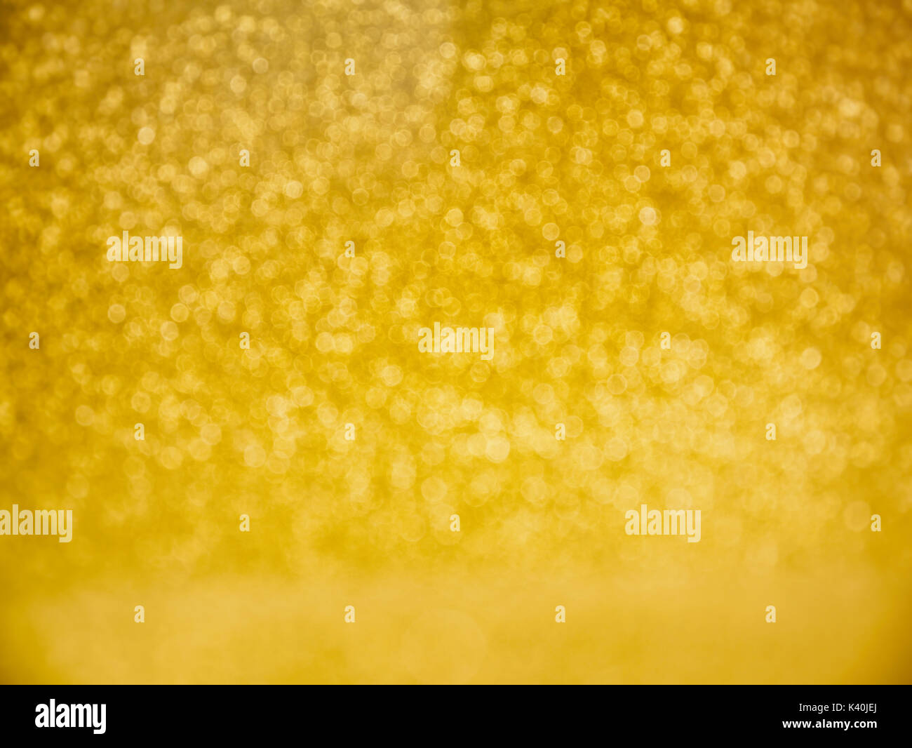 Gold Glitter Background pour célébrer Noël fond lumineux design Banque D'Images