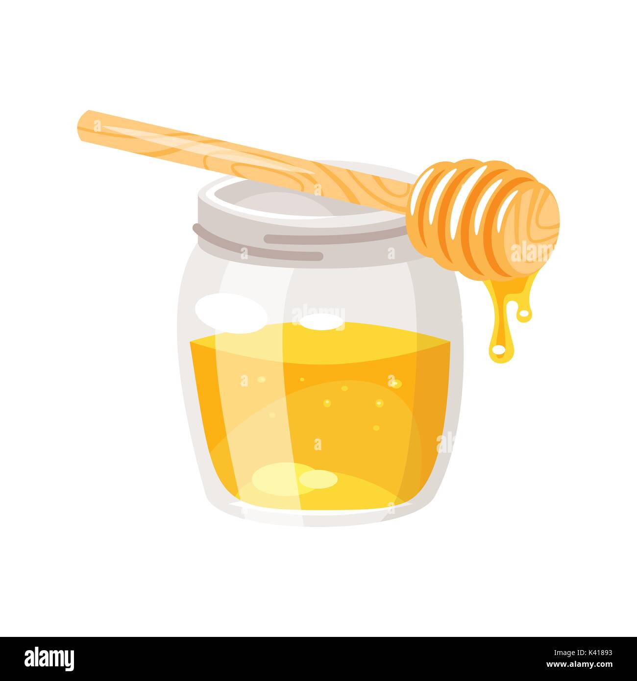 Cartoon jar honey Banque de photographies et d'images à haute résolution -  Alamy