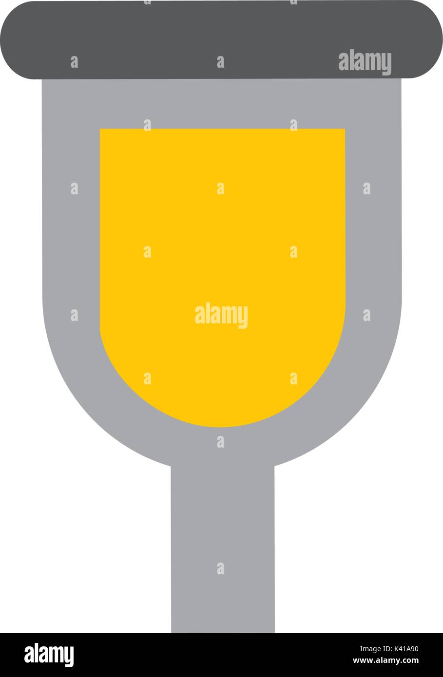 Bouteille de peinture pour la réparation automobile L'icône de l'objet Illustration de Vecteur