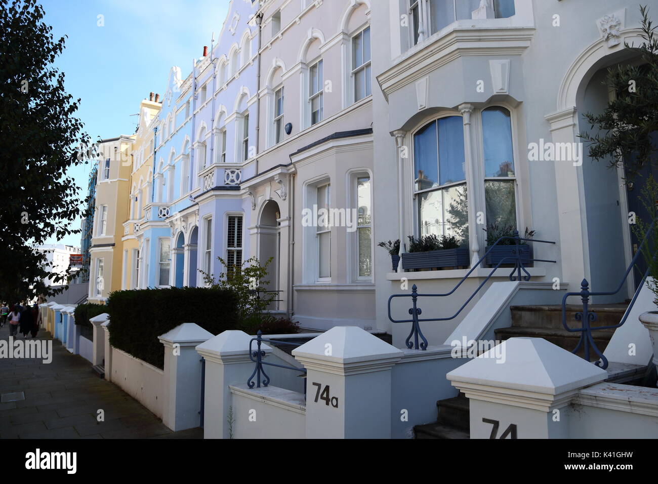 Lansdowne Road à Notting Hill, Londres, Royaume-Uni Banque D'Images