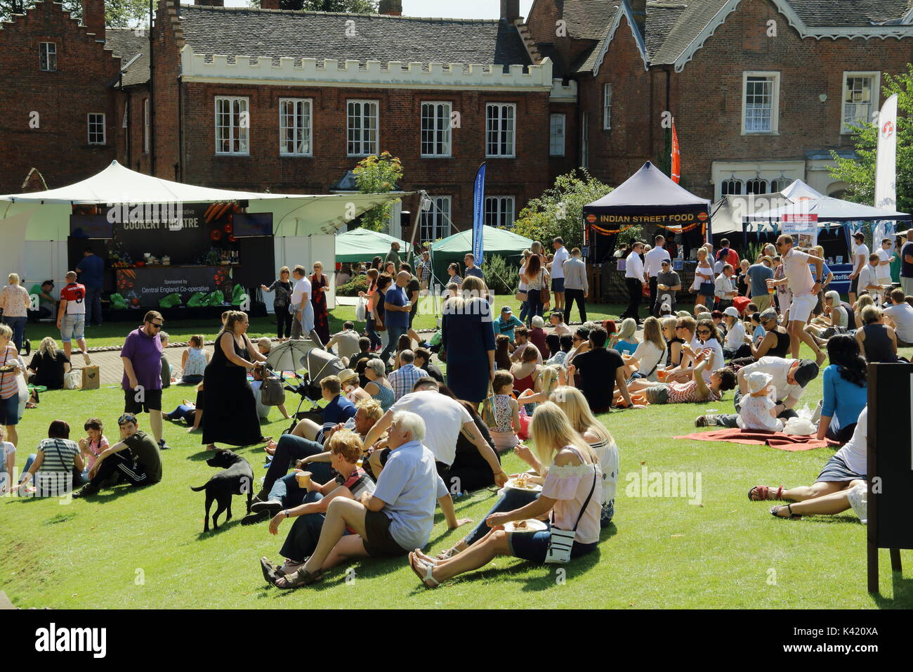 Food Festival,lichfield Banque D'Images