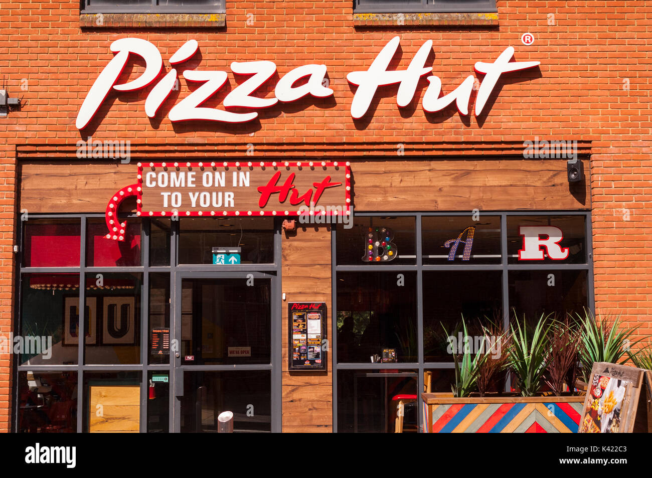 Le restaurant Pizza Hut à Riverside à Norwich , Norfolk , Angleterre , Angleterre , Royaume-Uni Banque D'Images