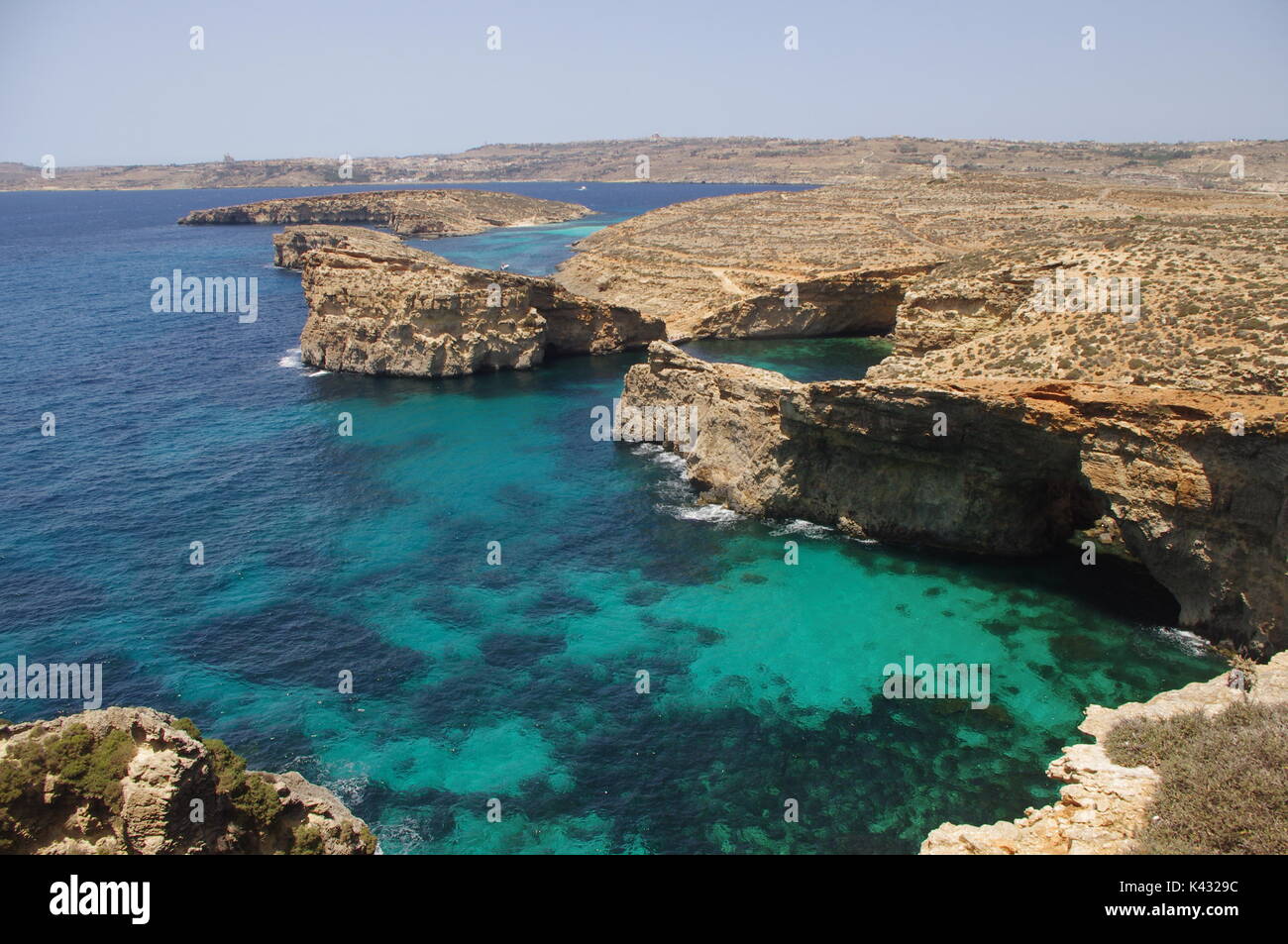 L'île de Comino, Malte Banque D'Images