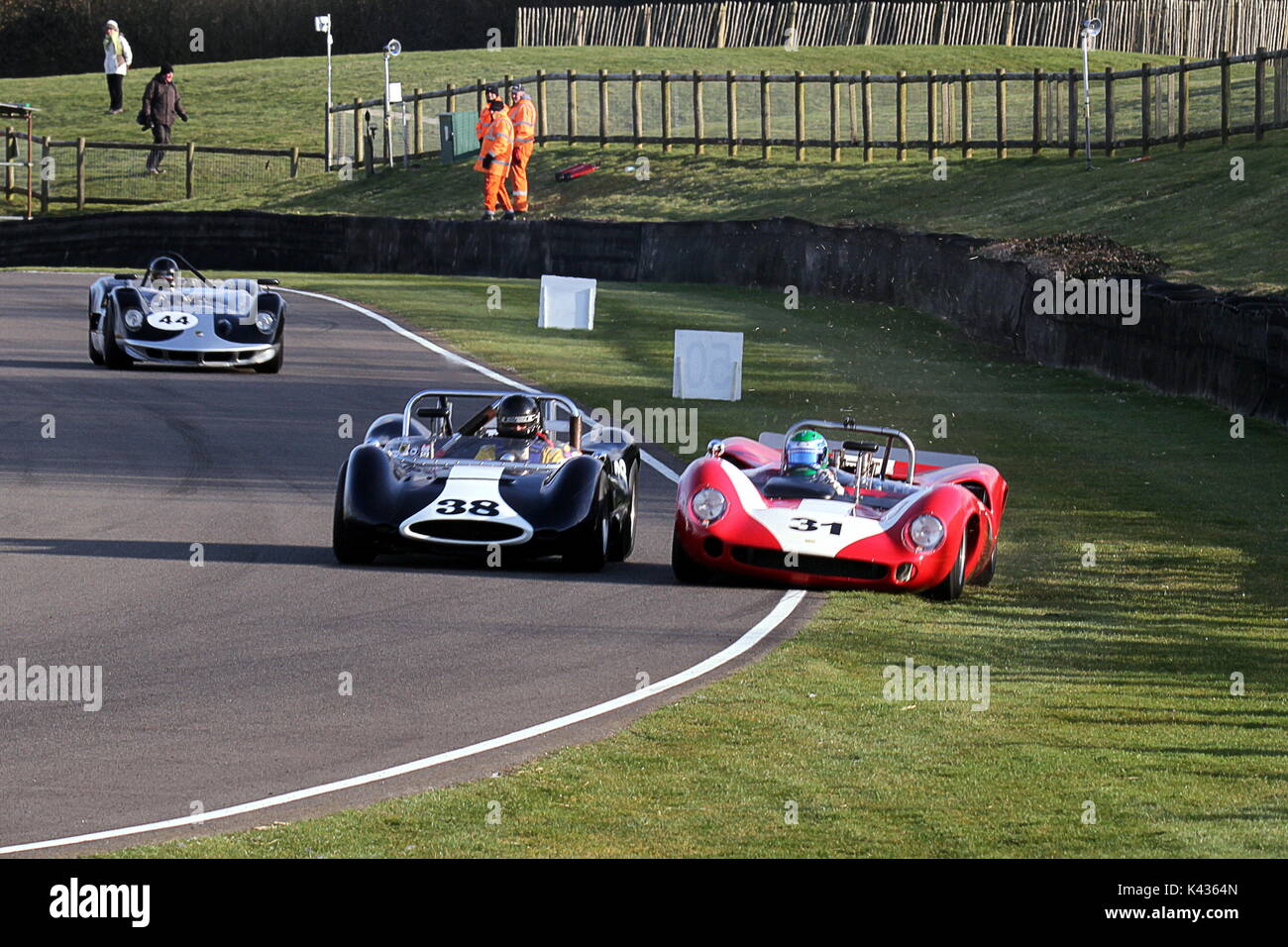 Bruce mclaren goodwood trophy 73 mars 2015 Réunion Banque D'Images