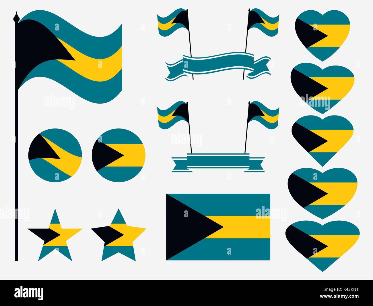 Drapeau Des Bahamas 3 X 5 Pieds En Polyester - Couleurs Vives, Pour Décoration Intérieure Ou Extérieure