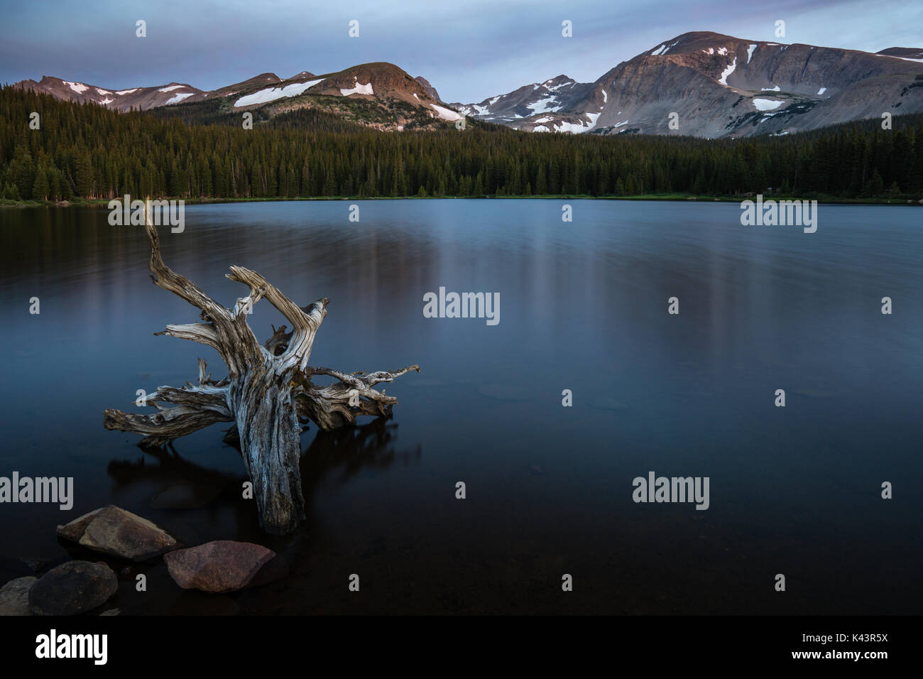 Zone de loisirs du lac de Brainard, Ward, Colorado. Banque D'Images