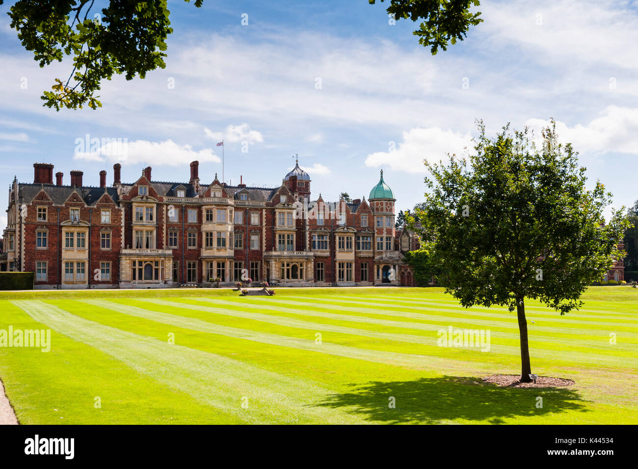 Sandringham House à Sandringham Estate à Norfolk , Angleterre , Angleterre , Royaume-Uni Banque D'Images