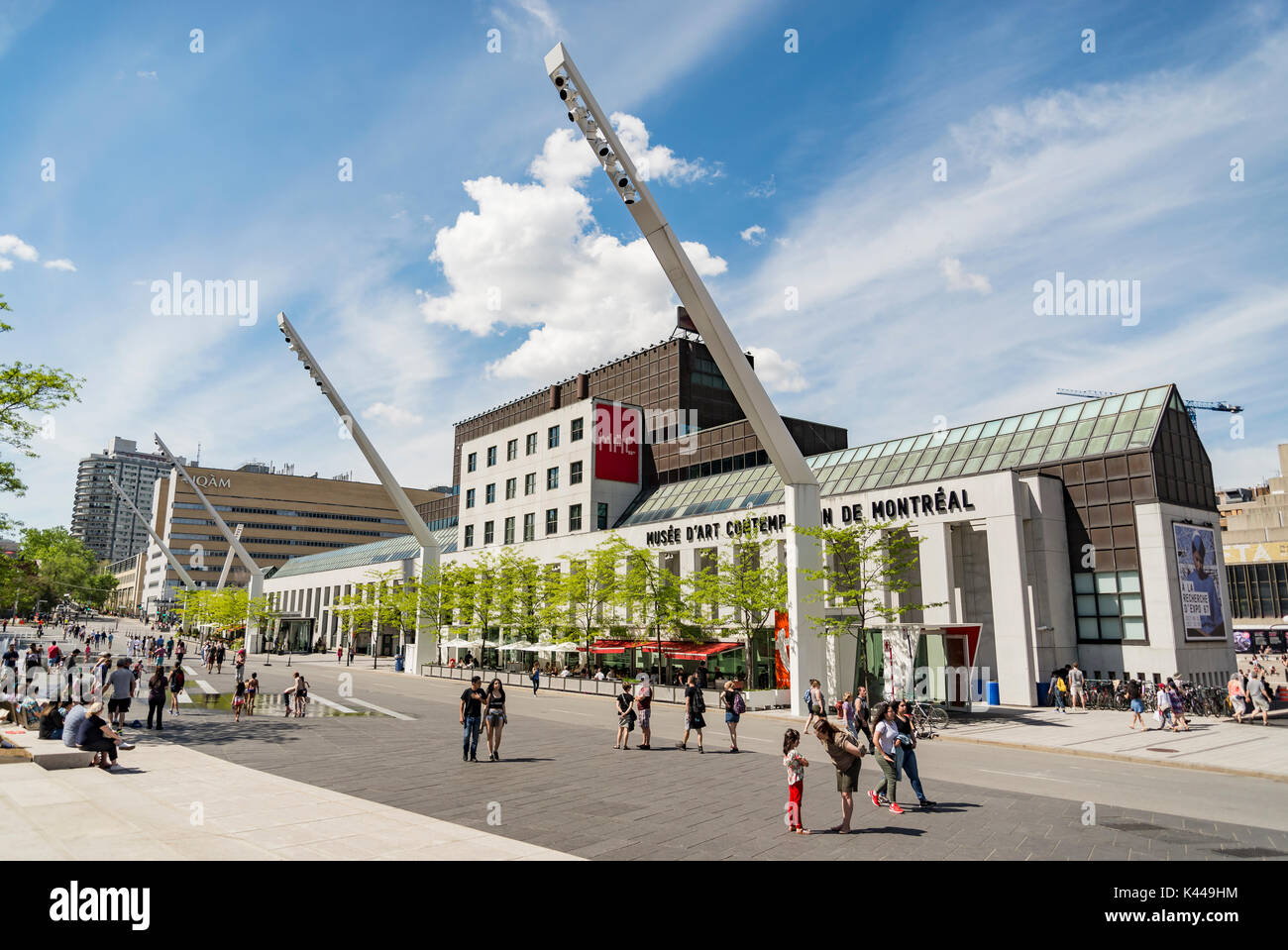 Musée d'art contemporain de Montréal. Banque D'Images