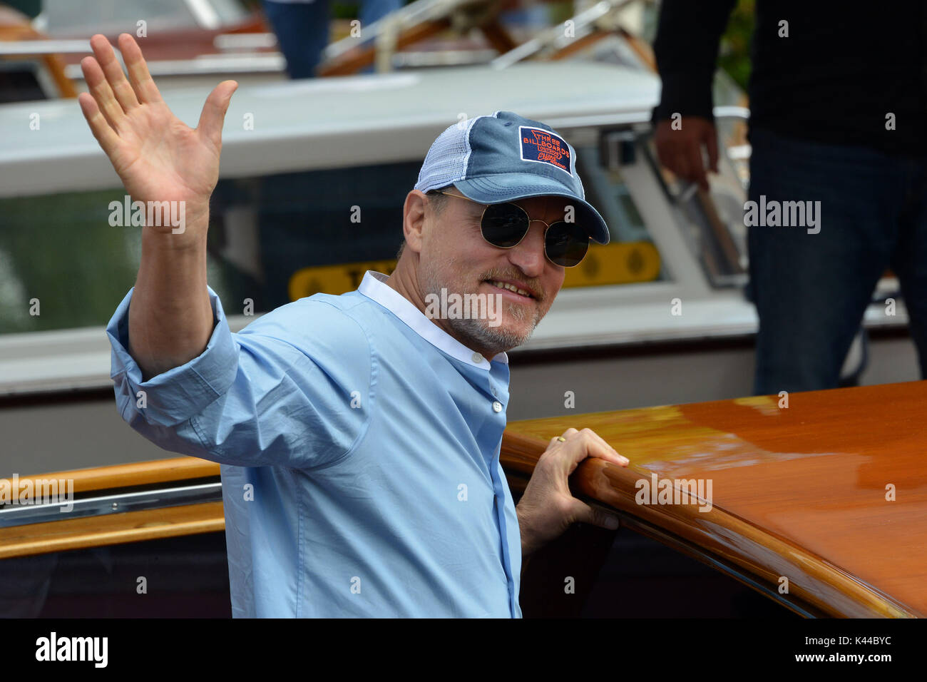 Venise, Italie. 08Th Sep 2017. 74e Festival du Film de Venise 2017, les célébrités des arrivées. Crédit photo : Woody Harrelson : Agence Photo indépendant Srl/Alamy Live News Banque D'Images