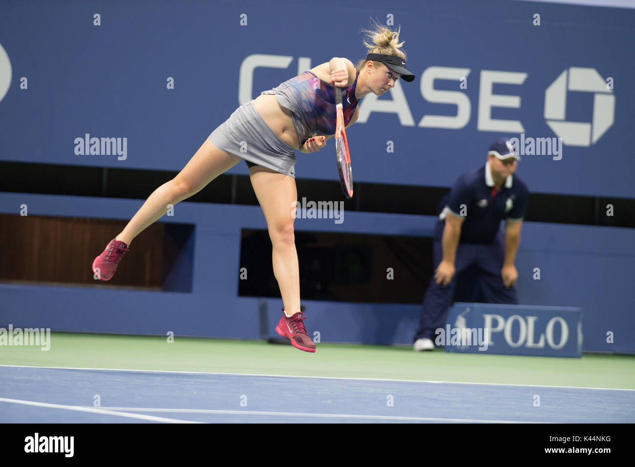New York City, United States. 4 Septembre, 2017. Elina Svitolina de l'Ukraine à l'US Open 2017 tournoi de Grand Slam Tennis © Jimmie48 Photographie/Alamy Live News Banque D'Images