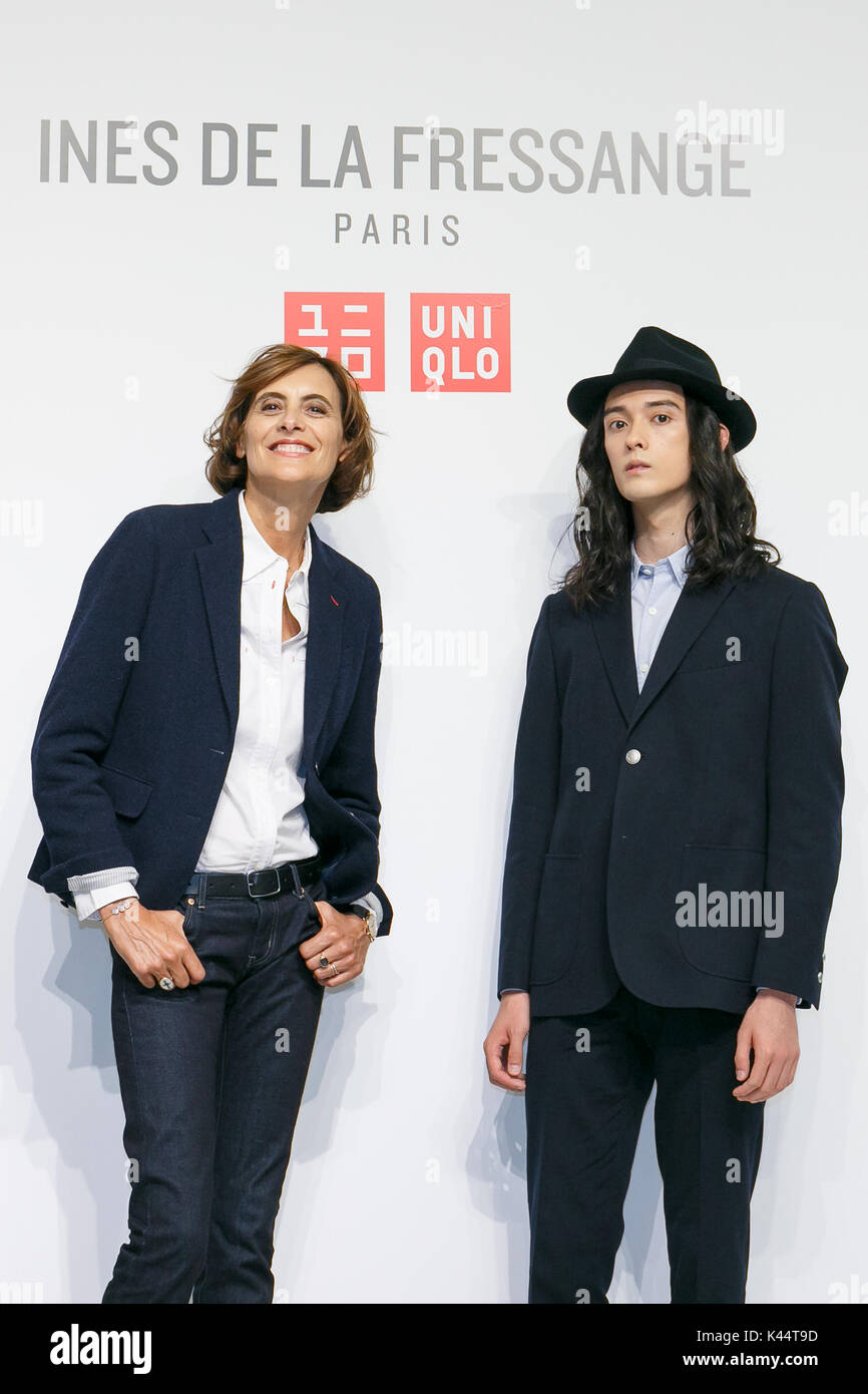 Tokyo, Japon. 12Th Mar, 2017. (L à R) Modèle français et créateur de