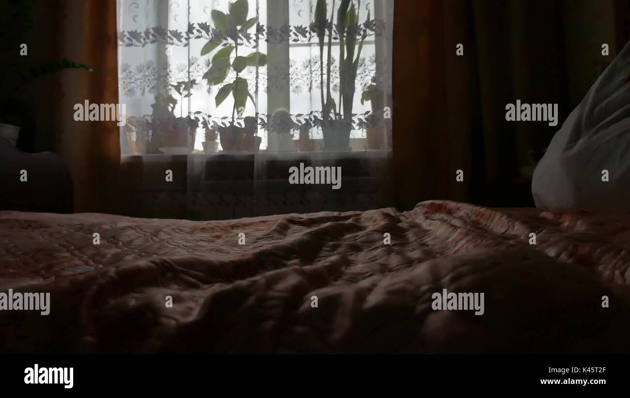 Reste, de l'intérieur, le confort et la literie concept - chambres à coucher Banque D'Images