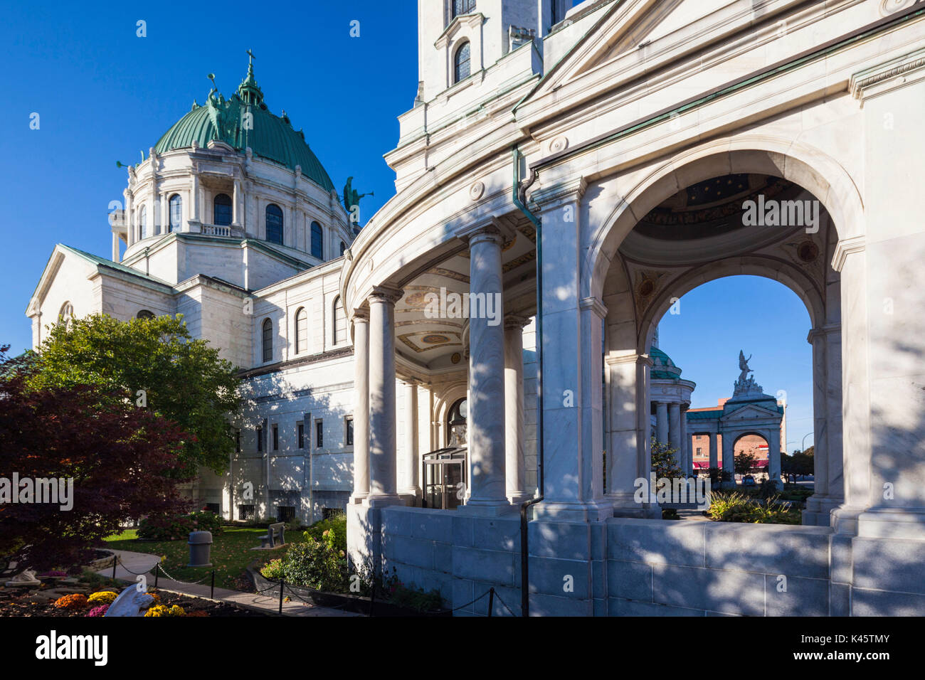 USA, New York, dans l'ouest de New York, Buffalo, Basilique Notre Dame de la Victoire, extérieur Banque D'Images