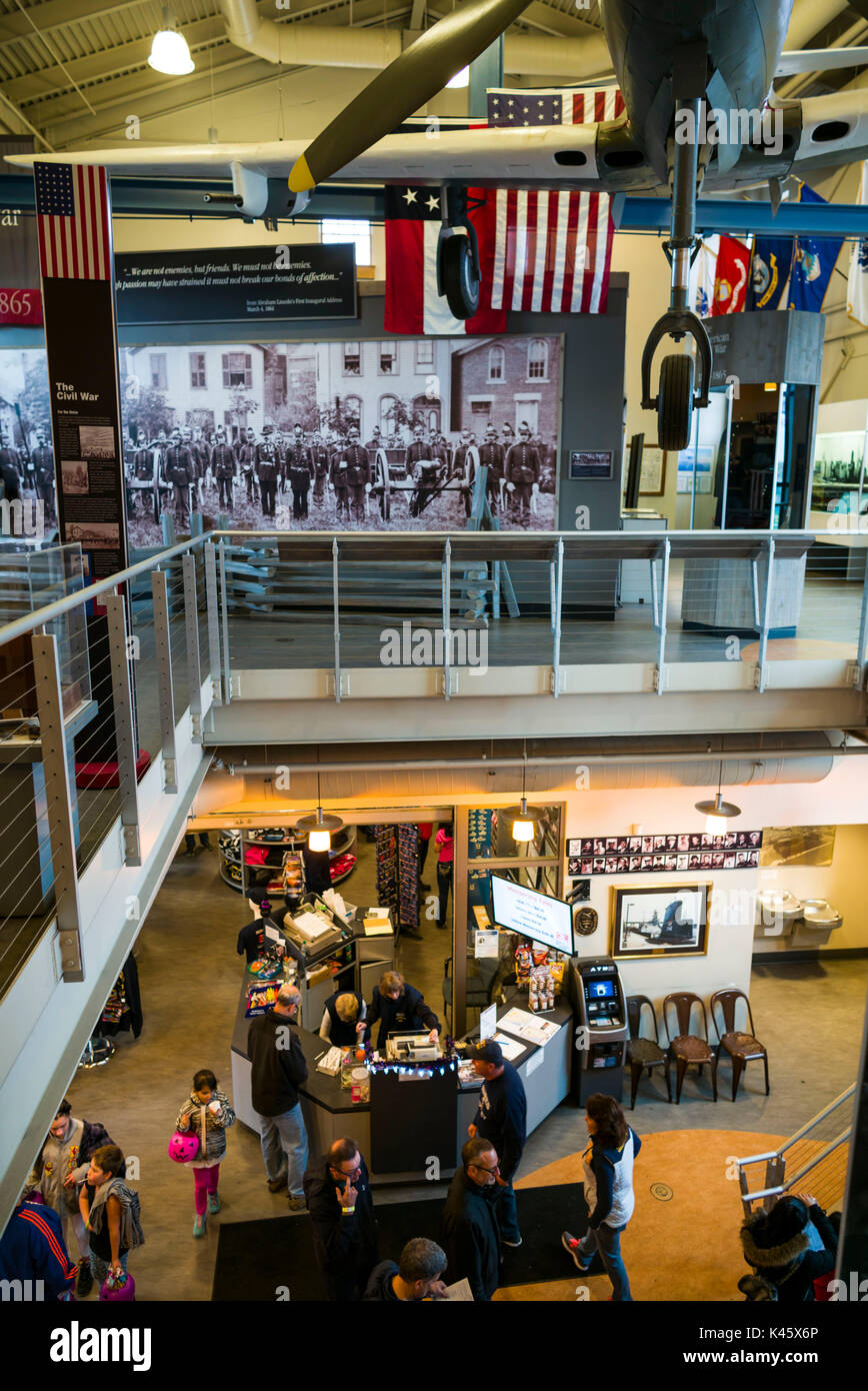 USA, New York, dans l'ouest de New York, Buffalo, Buffalo and Erie Couny Military Park, de l'intérieur Banque D'Images
