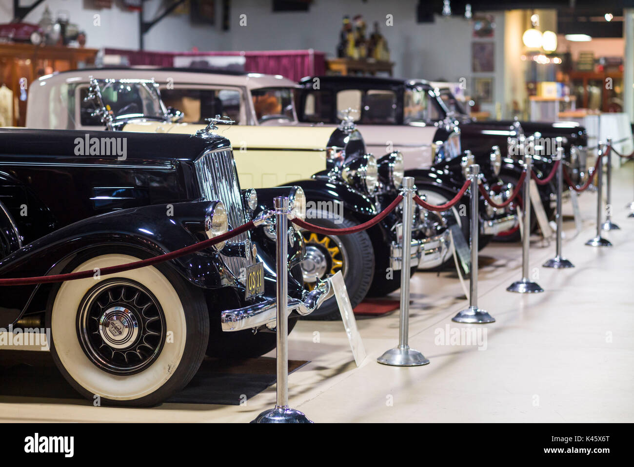 USA, New York, dans l'ouest de New York, Buffalo, le Buffalo Transportation Pierce-Arrow Museum Banque D'Images