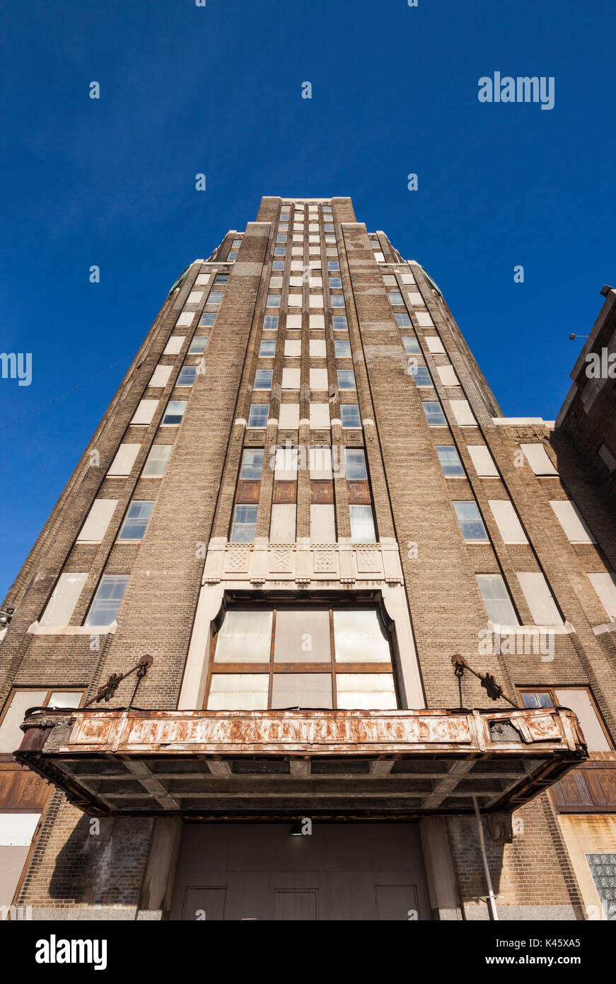 USA, New York, dans l'ouest de New York, Buffalo, Buffalo ancienne Gare Banque D'Images