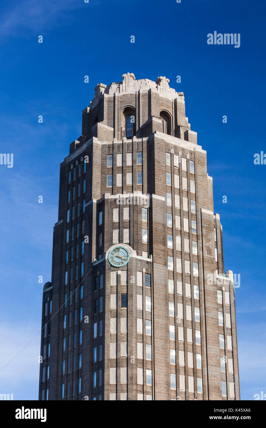 USA, New York, dans l'ouest de New York, Buffalo, Buffalo ancienne Gare Banque D'Images