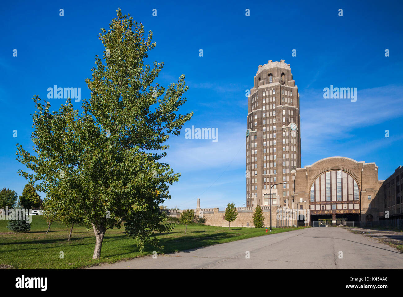 USA, New York, dans l'ouest de New York, Buffalo, Buffalo ancienne Gare Banque D'Images