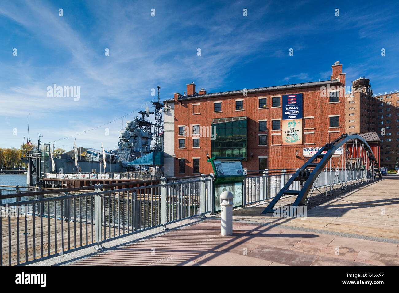 USA, New York, dans l'ouest de New York, Buffalo, Buffalo and Erie Couny Military Park Banque D'Images